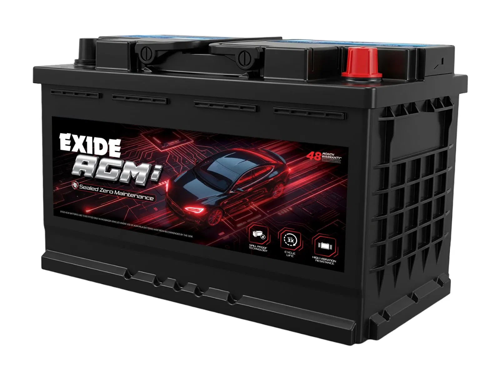 Exide AGMi Battery | Advanced AGM VRLA Car Battery 1 Royal Inverter and Battery Exide AGMi Battery | Advanced AGM VRLA Car Battery