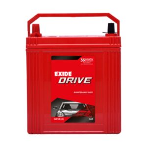 Exide Drive Battery for Car SUV MUV available at Royal Inverter and Battery Greater Noida