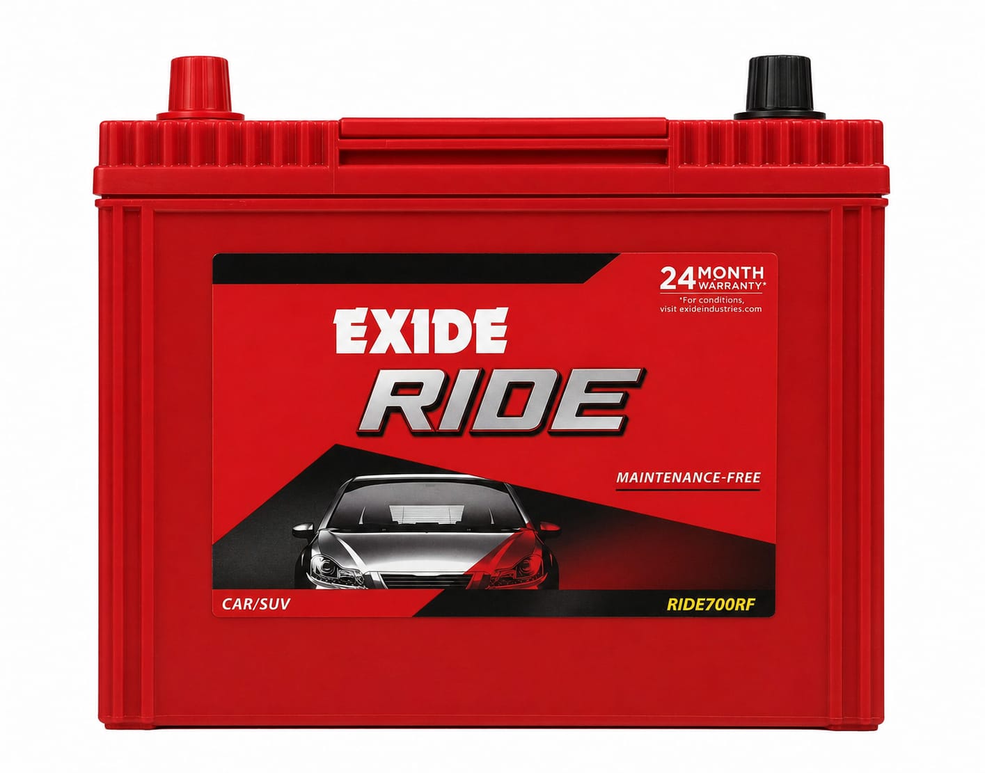 Exide Ride Battery for Car, SUV & MUV | 24 Months Warranty 1 Royal Inverter and Battery Exide Ride Battery for Car, SUV & MUV